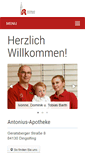 Mobile Screenshot of antonius-apotheke-dingolfing.de